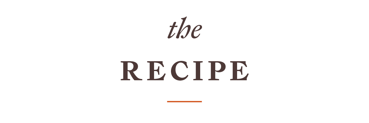 the recipe