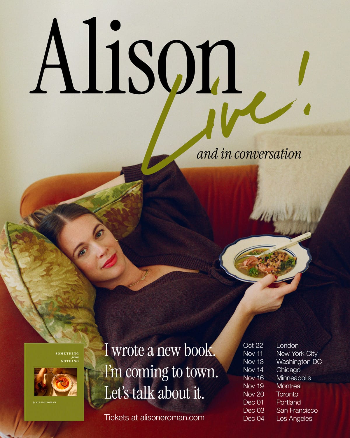 I'm going on a book tour