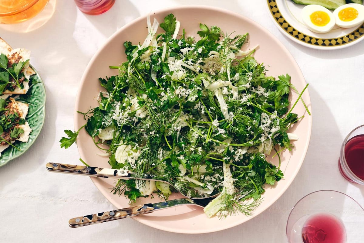 Parsley Salad With Fennel and Horseradish