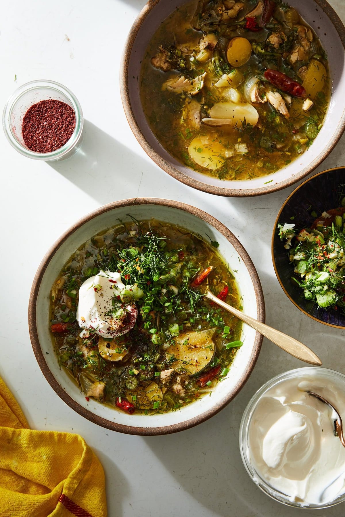 Lemony Chicken Soup With Fennel and Dill