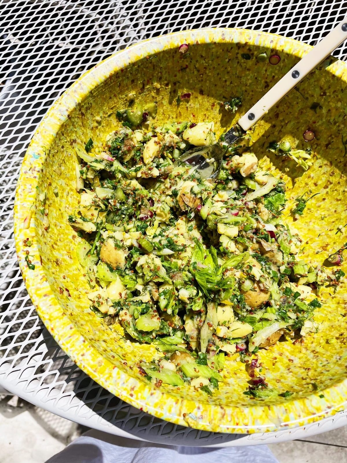 Potato Salad with Celery and Mustard