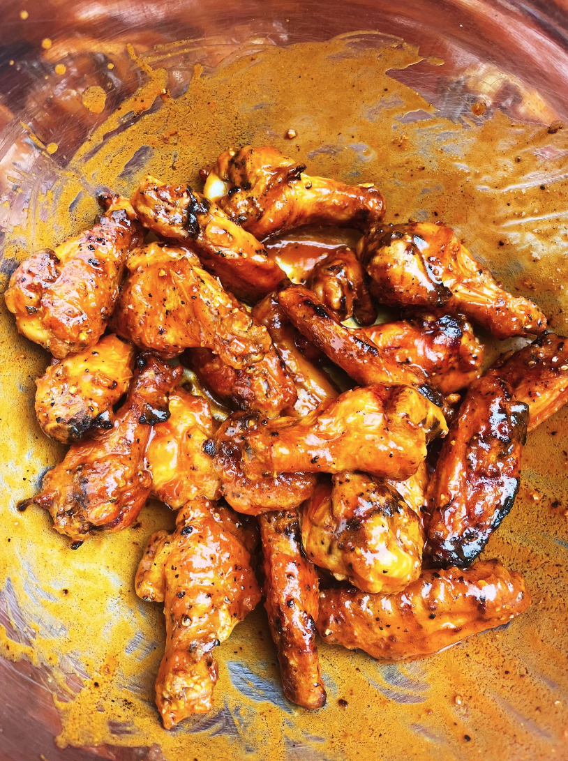 Tangy Grilled Hot Wings