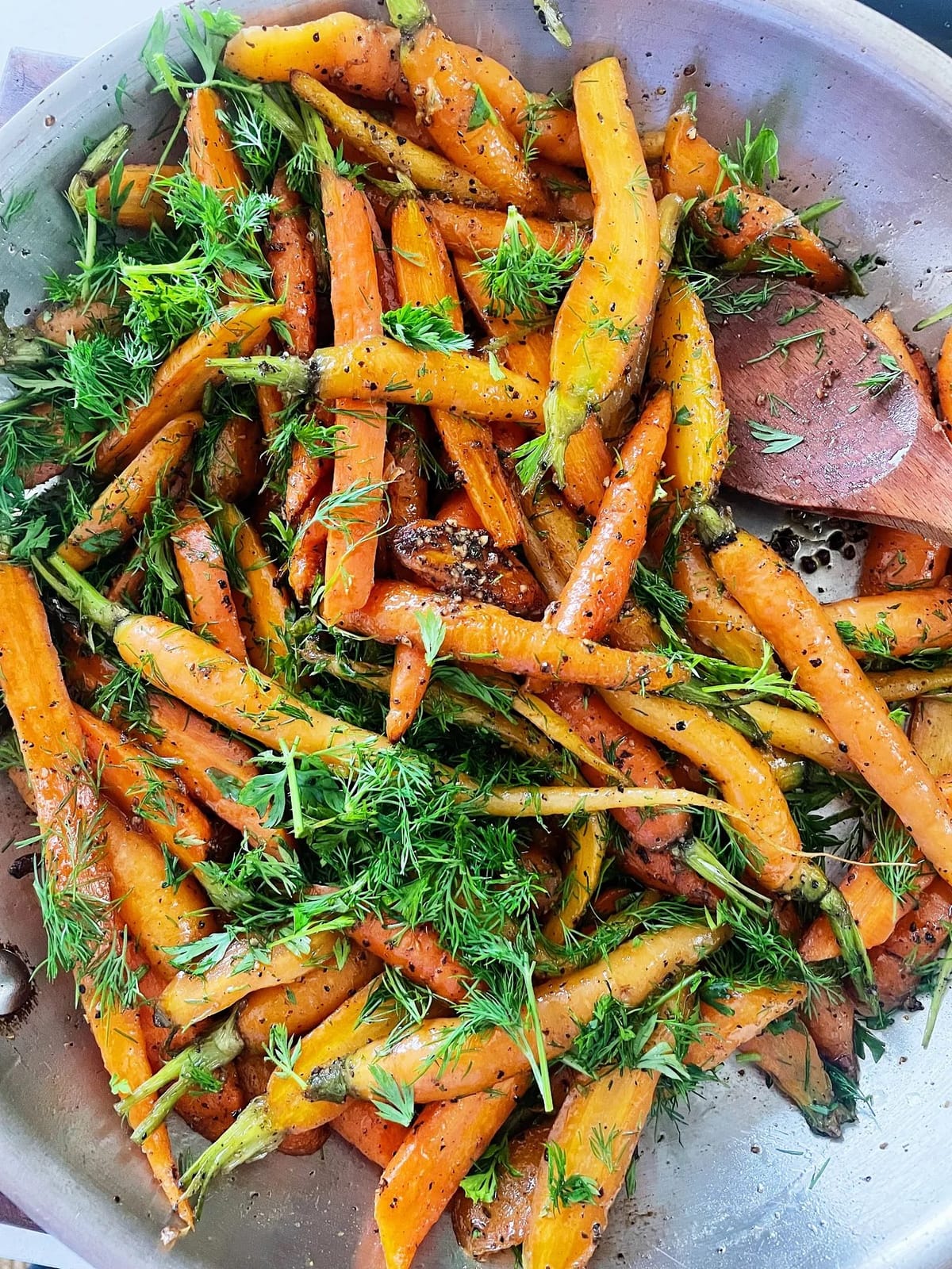 Peppered Carrots and Dill