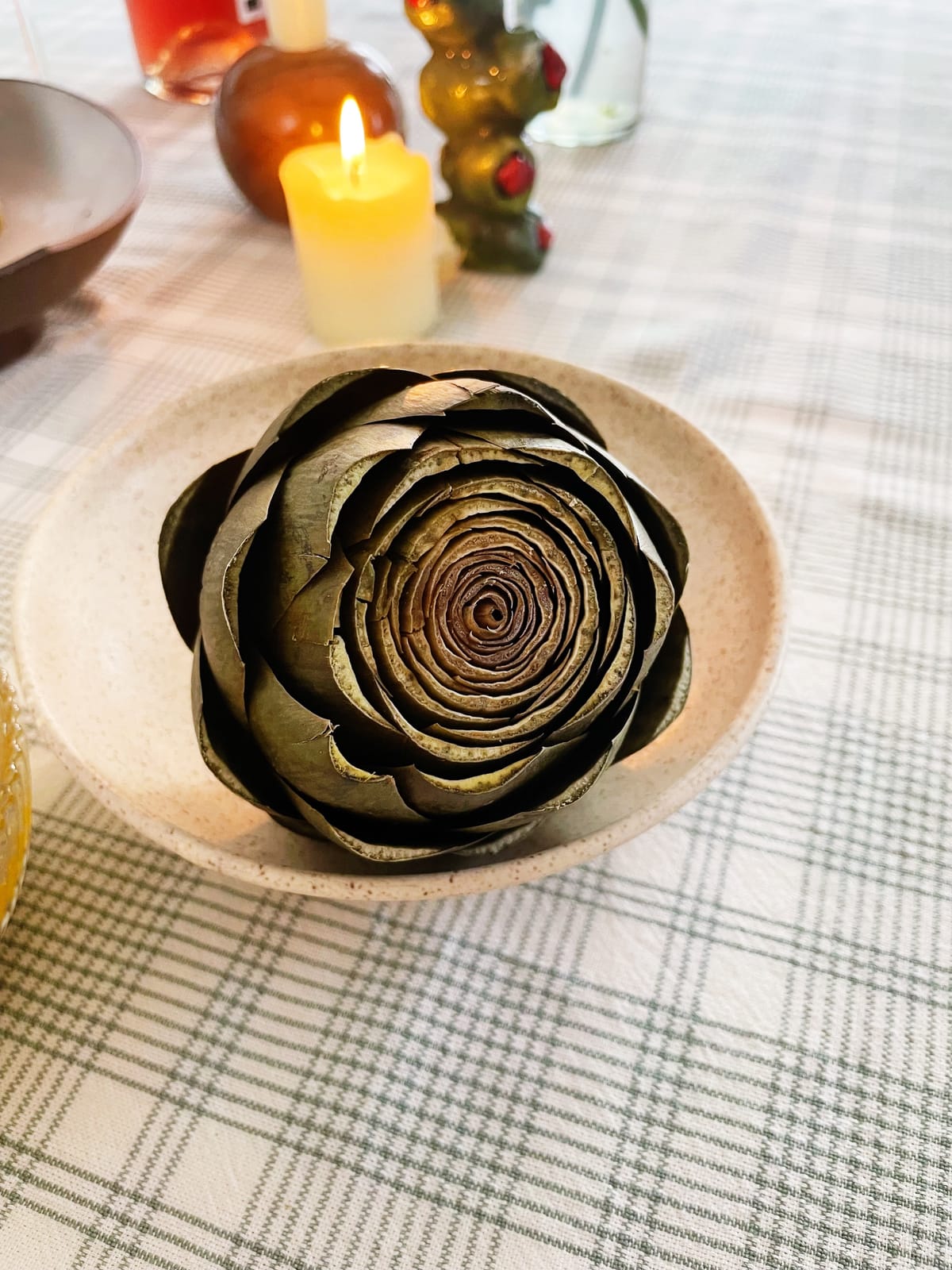 artichokes, a special birthday treat